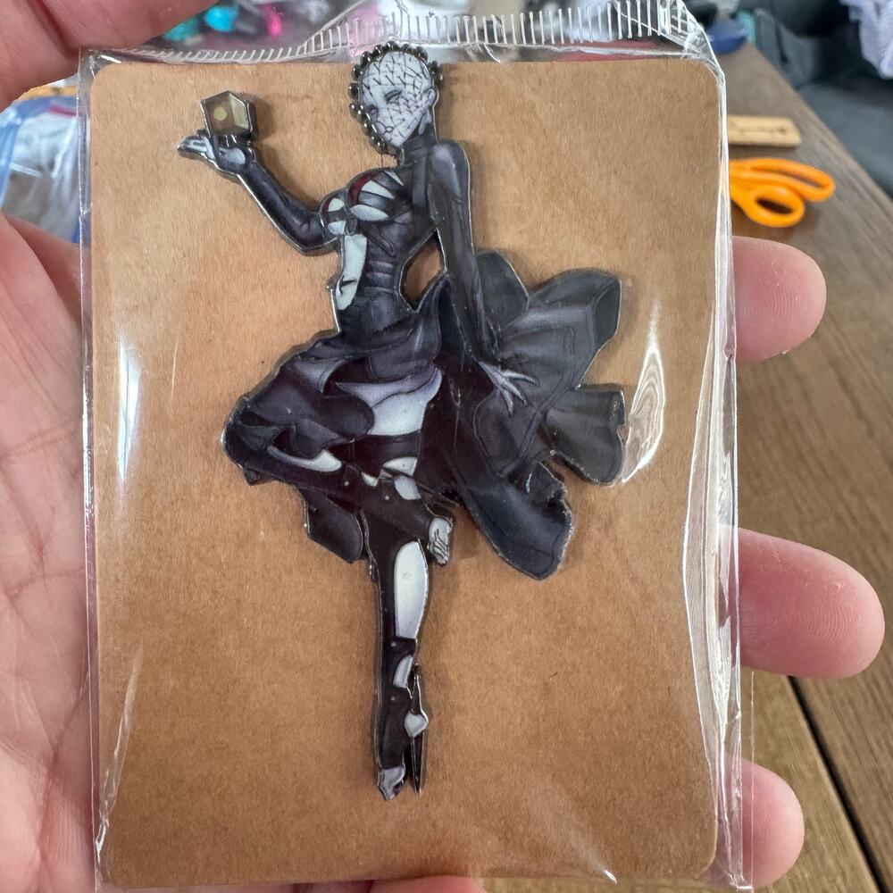 Pinhead Female Hellraiser BIG Enamel Pin-ONLY ONE